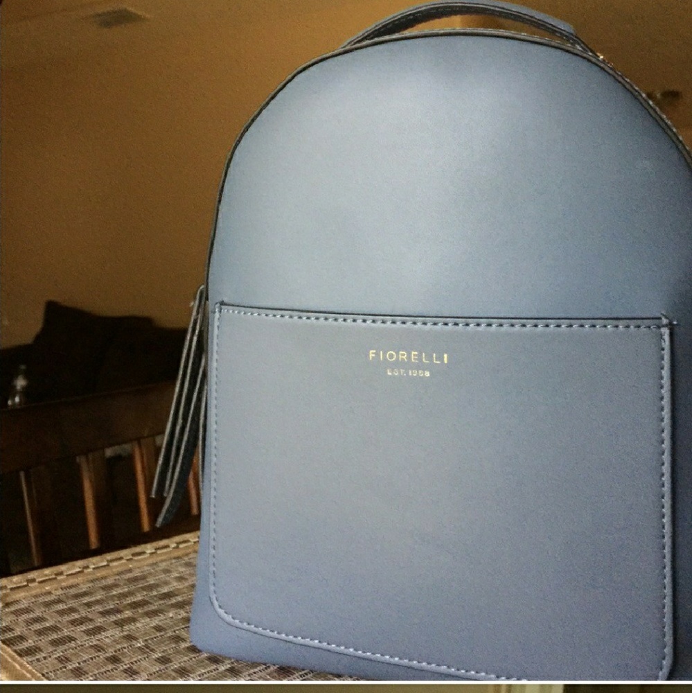 Faux lether backpack
